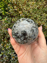 Load image into Gallery viewer, Larvikite Sphere 7.4cm Dia
