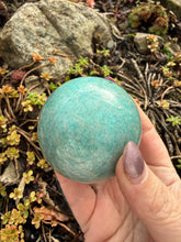 Load image into Gallery viewer, Amazonite Sphere 5.7cm Dia

