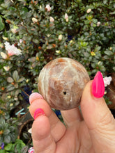 Load image into Gallery viewer, Sunstone and Moonstone Sphere 3.8cm Dia
