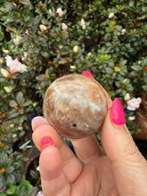 Load image into Gallery viewer, Sunstone and Moonstone Sphere 3.8cm Dia

