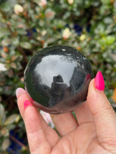 Load image into Gallery viewer, Black Tourmaline Sphere 6cm Dia
