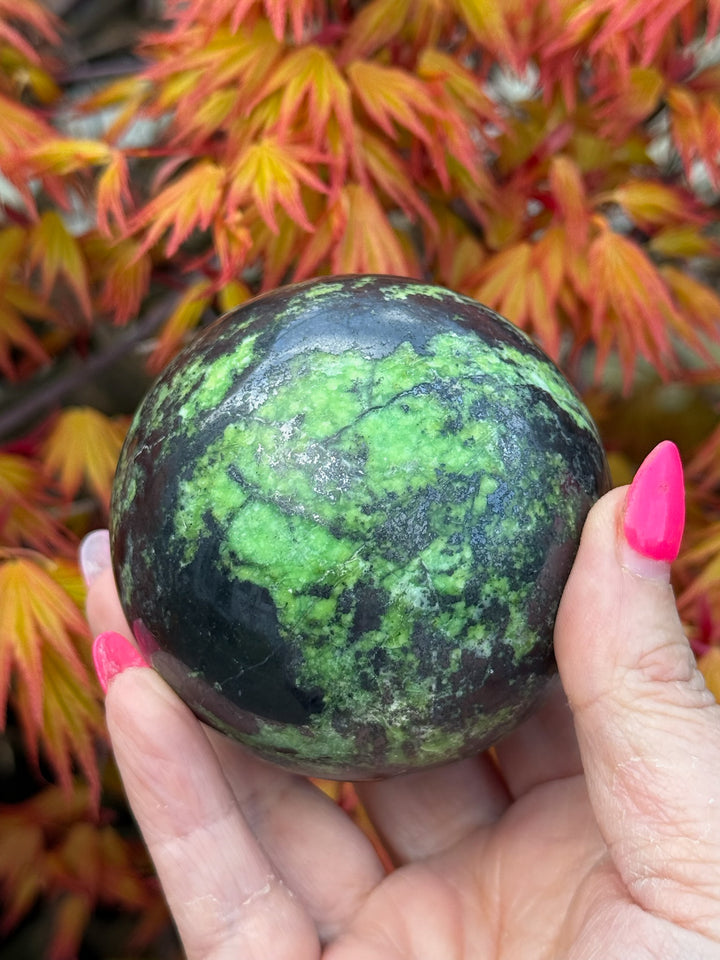 Green Opal Sphere 6.7cm Dia