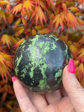 Load image into Gallery viewer, Green Opal Sphere 6.7cm Dia
