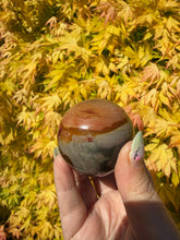 Load image into Gallery viewer, Polychrome Jasper Sphere 4.7cm Dia
