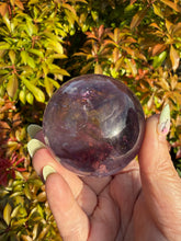 Load image into Gallery viewer, Amethyst Phantom Trapiche Sphere 5.4cm Dia
