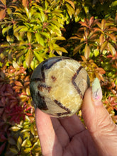 Load image into Gallery viewer, Septarian Sphere 4.8cm Dia
