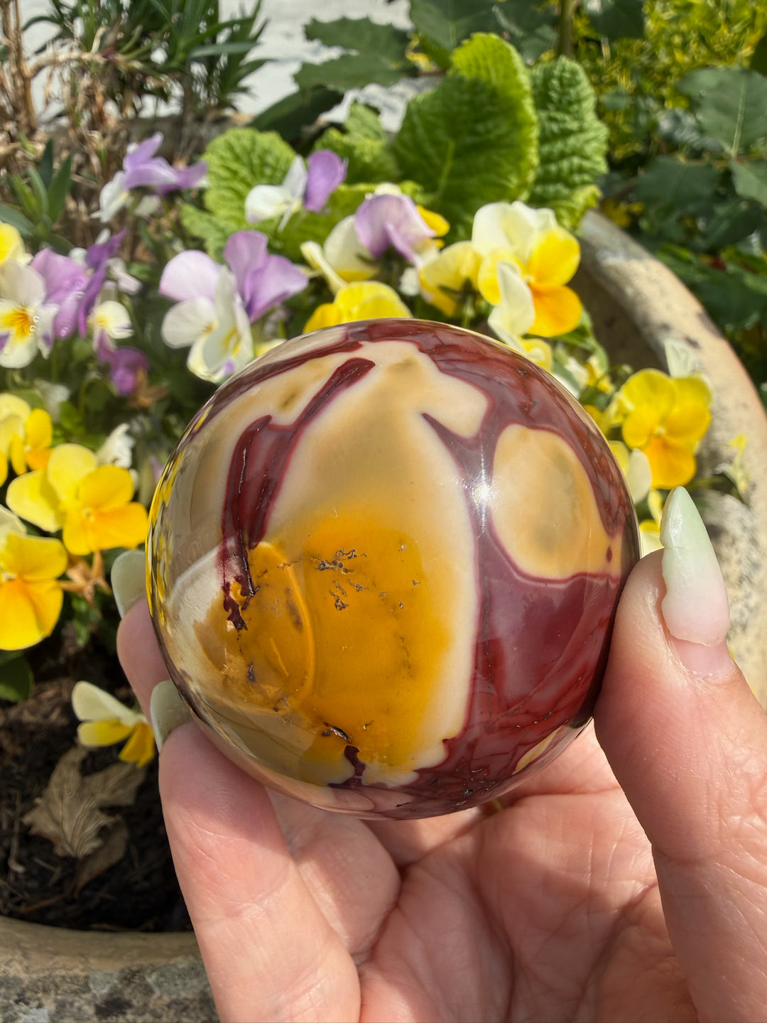 Mookaite Jasper Sphere 5.9cm Dia