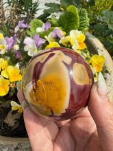 Load image into Gallery viewer, Mookaite Jasper Sphere 5.9cm Dia
