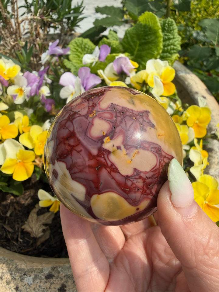 Mookaite Jasper Sphere 5.9cm Dia