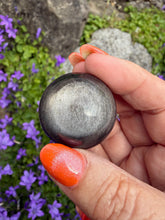Load image into Gallery viewer, Silver Sheen Obsidian Sphere 3cm Dia
