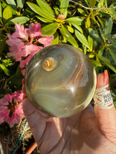 Load image into Gallery viewer, Druzy Agate Sphere 7.1cm Dia

