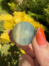 Load image into Gallery viewer, Aquitaine Lemurian Blue Onyx Sphere 2.5cm Dia
