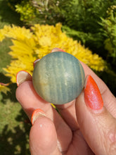 Load image into Gallery viewer, Aquitaine Lemurian Blue Onyx Sphere 2.5cm Dia
