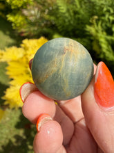 Load image into Gallery viewer, Aquitaine Lemurian Blue Onyx Sphere 2.5cm Dia
