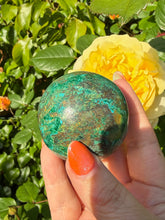 Load image into Gallery viewer, Chrysocolla Sphere From Peru 4.9cm Dia
