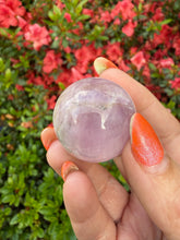 Load image into Gallery viewer, Uv Reactive Kunzite Sphere 3cm Dia
