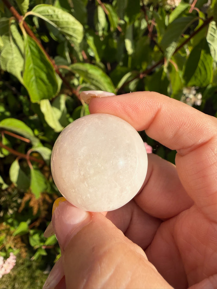 Morganite Sphere 3.3cm Dia