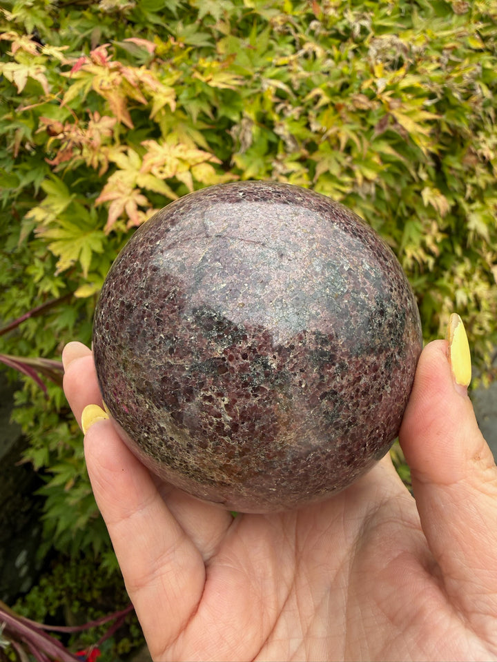 Statement Garnet Sphere from Brazil 7.8cm Dia
