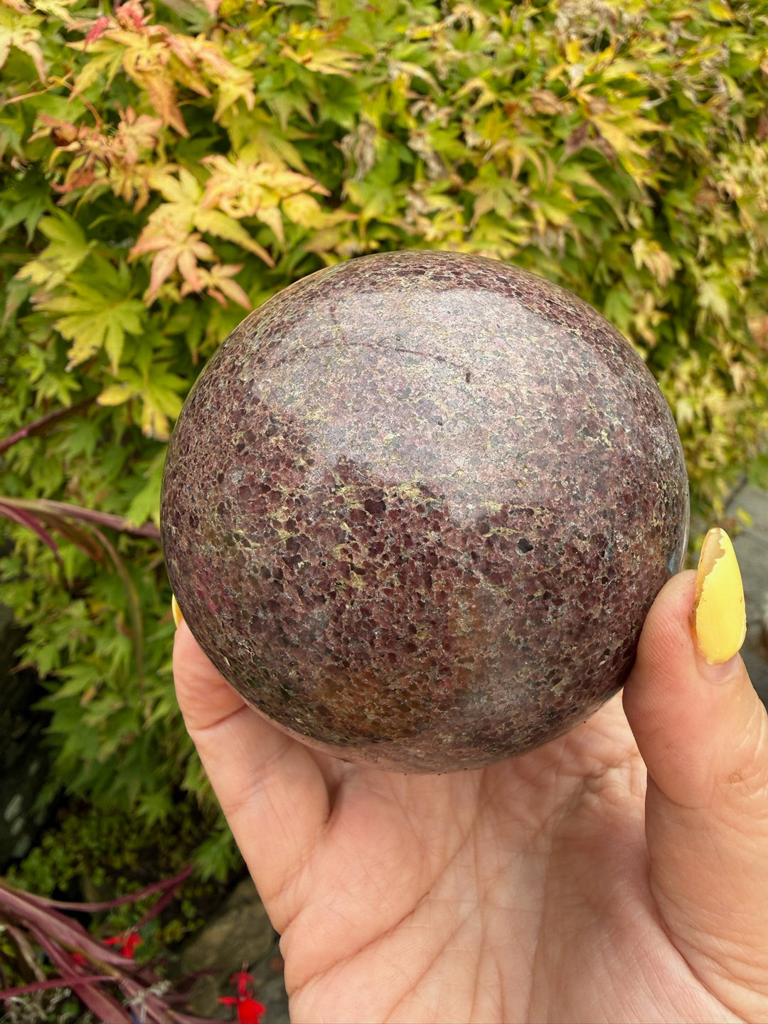 Statement Garnet Sphere from Brazil 7.8cm Dia