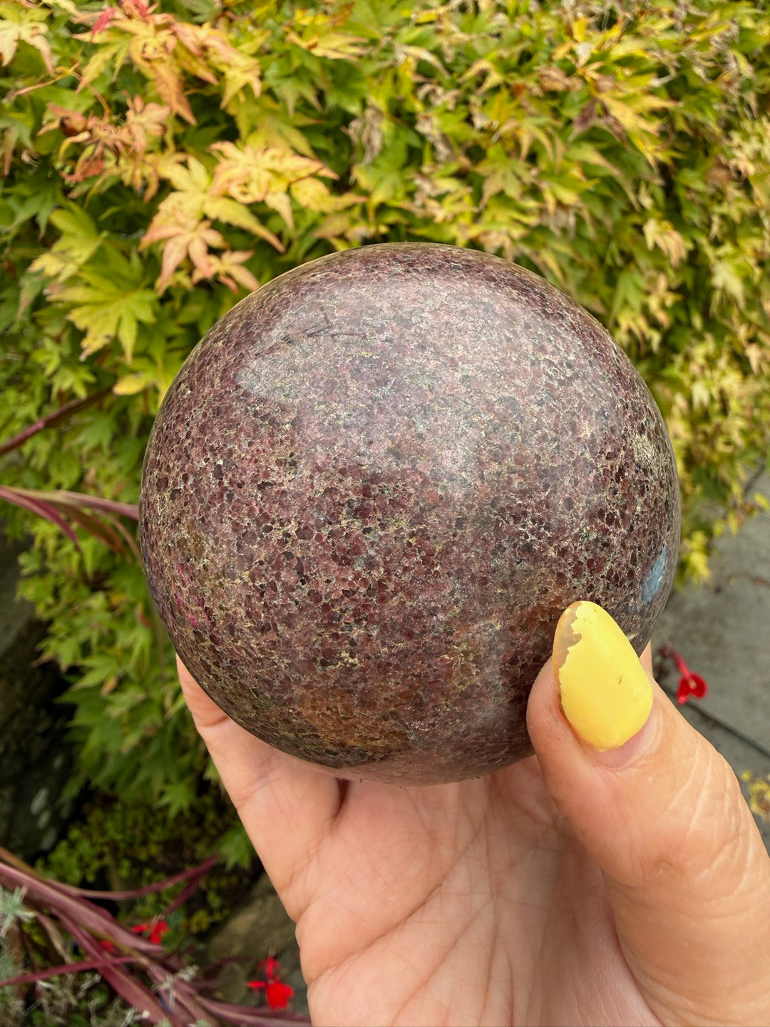 Statement Garnet Sphere from Brazil 7.8cm Dia