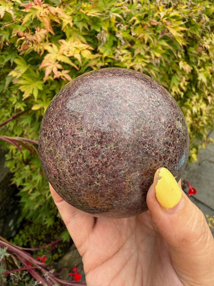 Statement Garnet Sphere from Brazil 7.8cm Dia