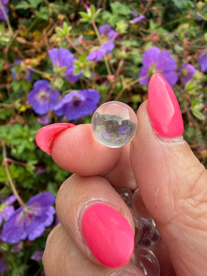 10 Mini Quartz Spheres