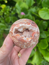 Load image into Gallery viewer, Druzy Crazy Lace Agate Sphere
