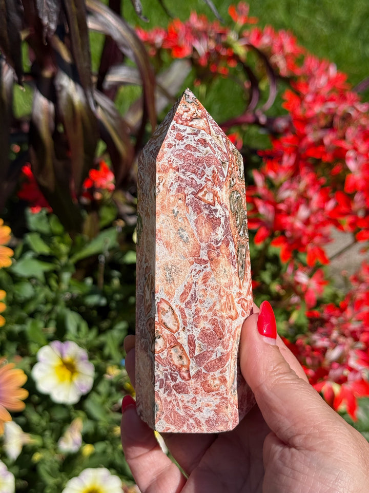 Leopard Skin Jasper Tower