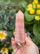 Load image into Gallery viewer, Rose Pink Calcite Tower
