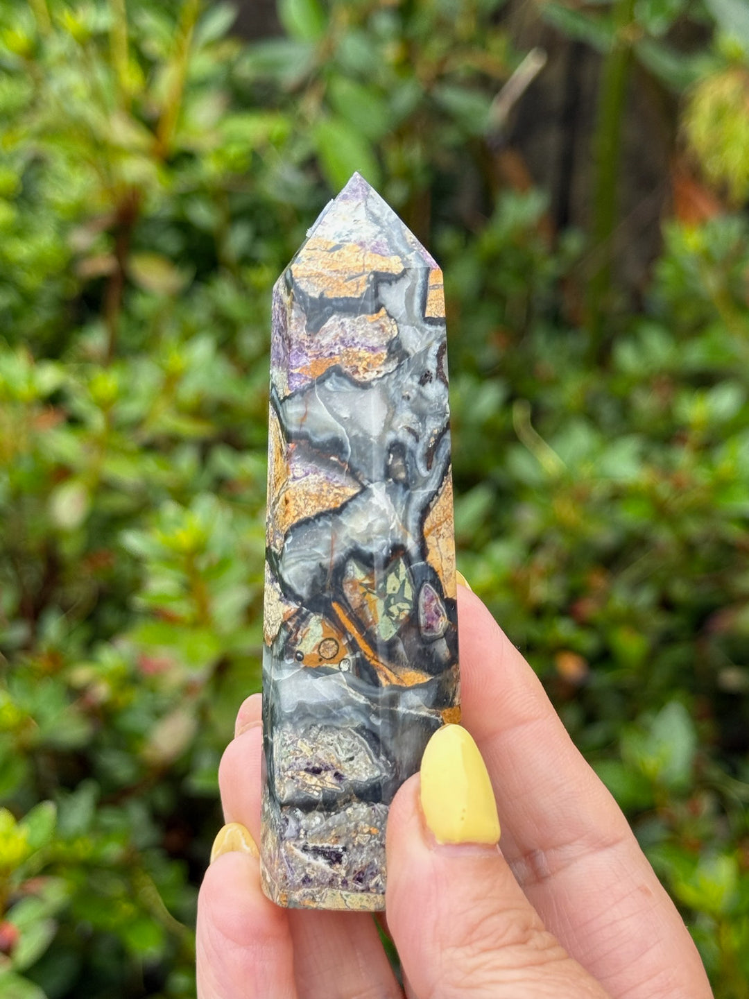 Unusual Fluorite and Chalcedony Tower