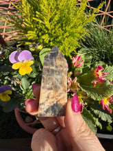 Load image into Gallery viewer, Black Moonstone and Sunstone Tower

