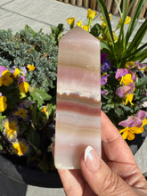 Load image into Gallery viewer, Pink Banded Calcite Tower
