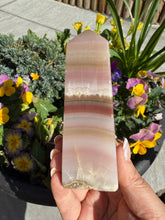Load image into Gallery viewer, Pink Banded Calcite Tower
