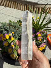 Load image into Gallery viewer, Uv Reactive Smoky Mangano Calcite Tower
