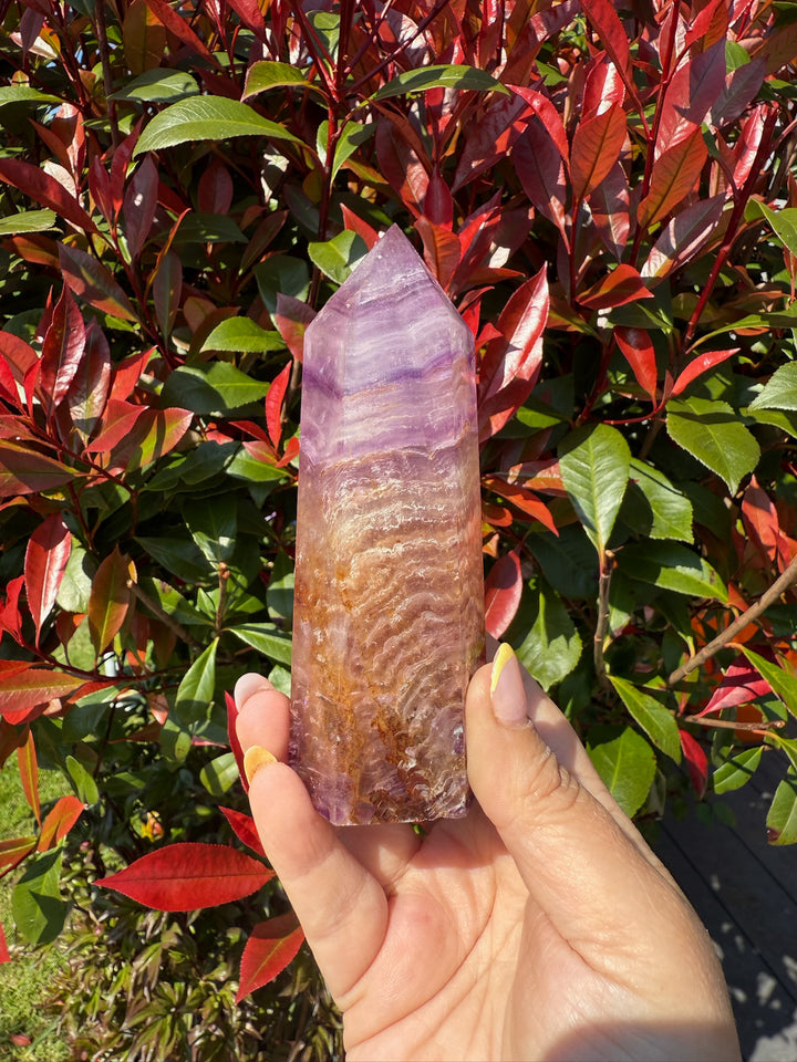 Incredible Jelly Fluorite Tower Point