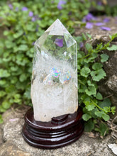 Load image into Gallery viewer, Clear Quartz Tower with Rainbows
