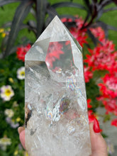 Load image into Gallery viewer, Clear Quartz Tower with Rainbows
