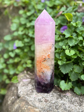 Load image into Gallery viewer, Rare Purple Fluorite Tower with Dendrites
