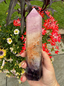 Rare Purple Fluorite Tower with Dendrites