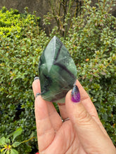 Load image into Gallery viewer, Fluorite Flame Carving
