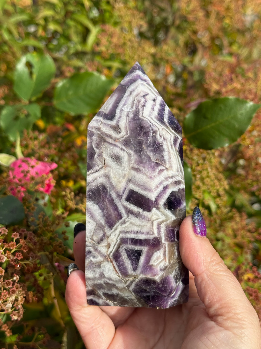 Dream Chevron Amethyst Tower