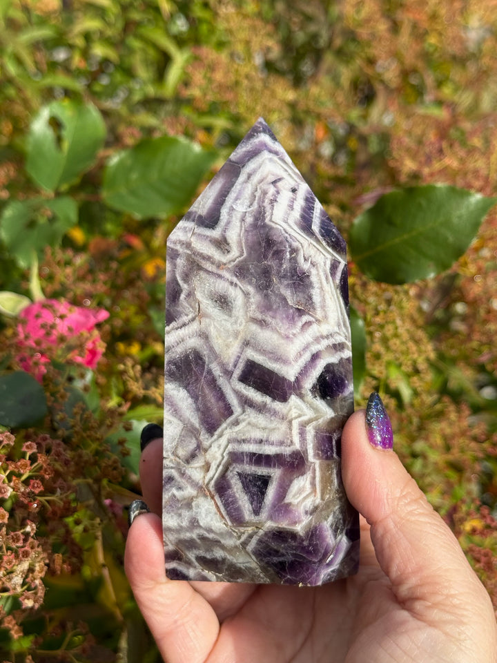 Dream Chevron Amethyst Tower