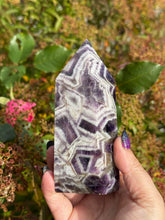 Load image into Gallery viewer, Dream Chevron Amethyst Tower
