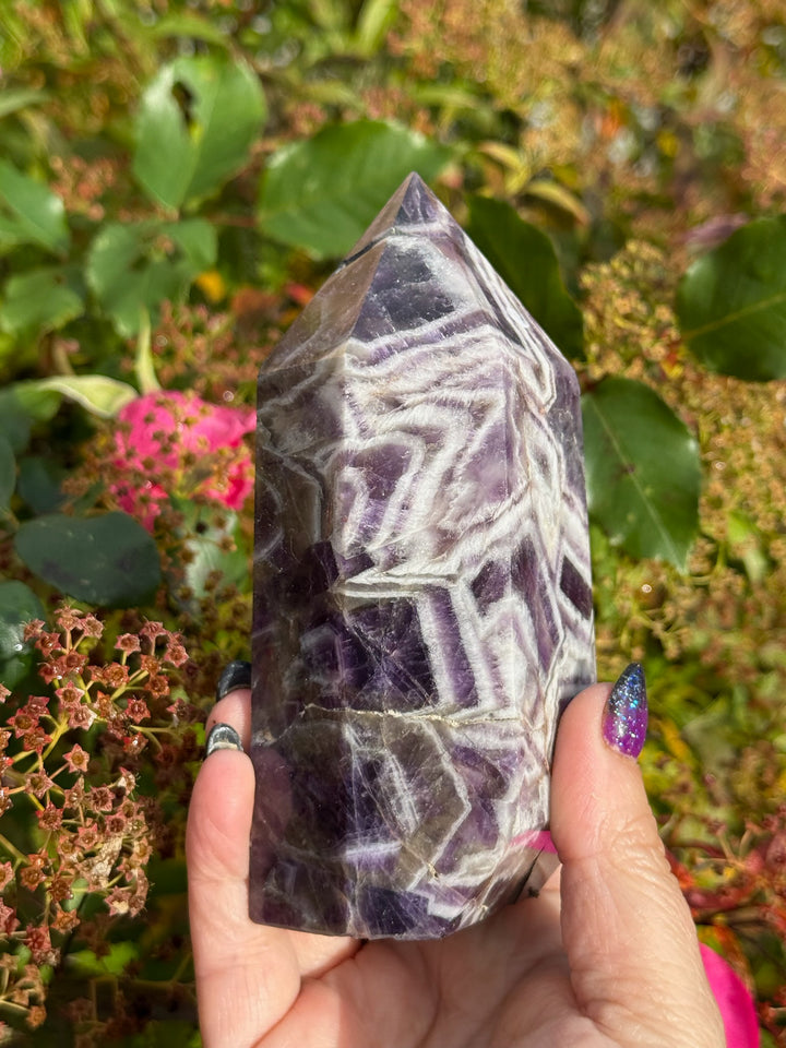 Dream Chevron Amethyst Tower