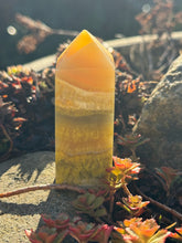 Load image into Gallery viewer, Unusual Yellow Calcite Tower
