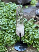 Load image into Gallery viewer, Smoky Quartz Tower Point on a Custom Stand
