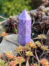 Load image into Gallery viewer, Charoite Tower Carving
