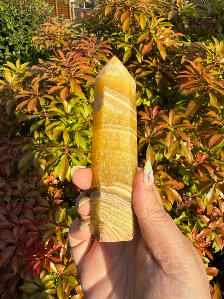 Incredible Jelly Yellow Fluorite Tower