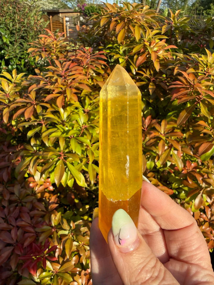 Incredible Jelly Yellow Fluorite Tower