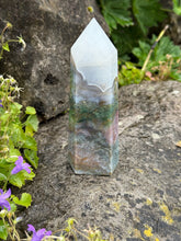 Load image into Gallery viewer, Quality Moss Agate Tower
